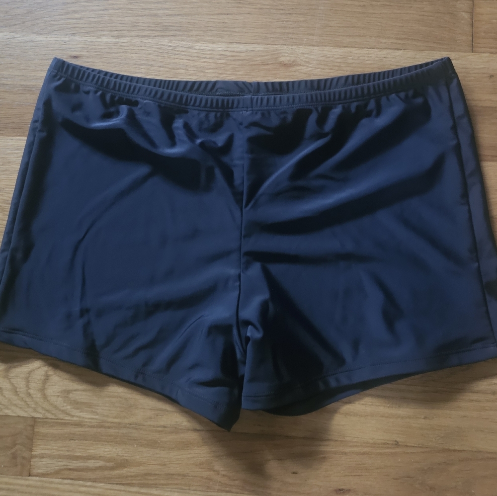 Black Swim Bottoms, Swim Shorts, Women's Size 2XL NWOT